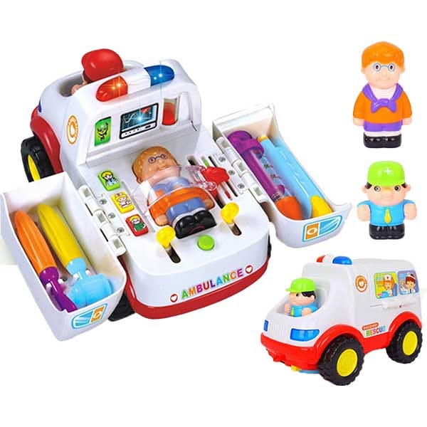 Jucarie interactiva HOLA Ambulanta muzicala cu functiuni 836, 3 ani+, multicolor