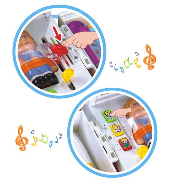 Jucarie interactiva HOLA Ambulanta muzicala cu functiuni 836, 3 ani+, multicolor