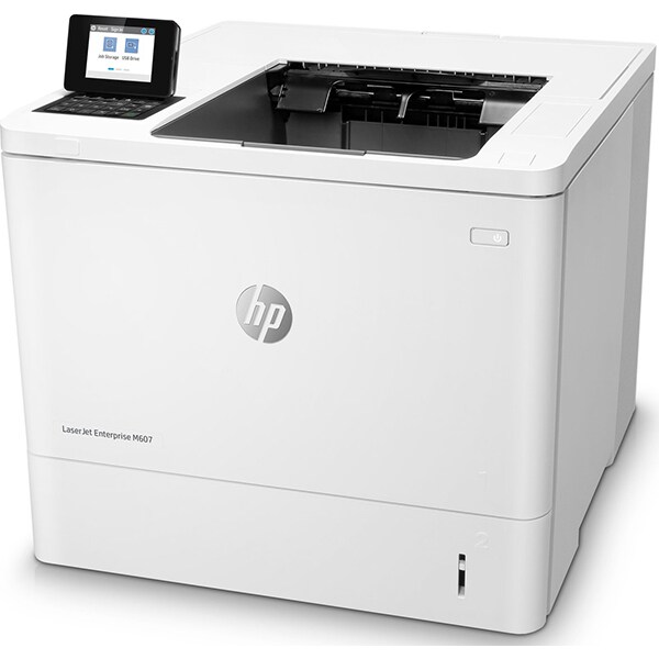 Imprimanta laser monocrom HP LaserJet Enterprise M607dn, A4, USB, Retea