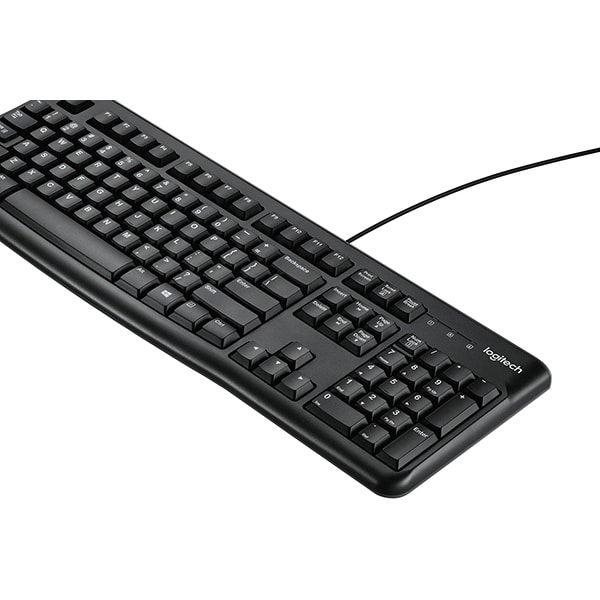 Tastatura cu fir LOGITECH K120, USB, Layout US, negru