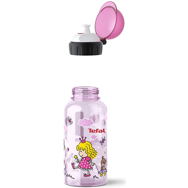Sticla apa pentru copii TEFAL Tritan Printesa K3170114, 0.4l, sticla, multicolor