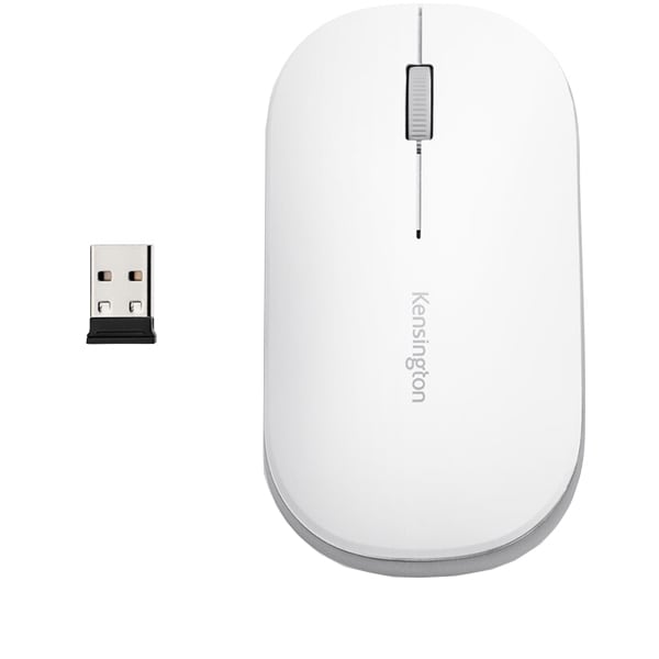 Mouse Wireless KENSINGTON SureTrack K75353WW, Dual Mode, 4000dpi, Bluetooth, alb