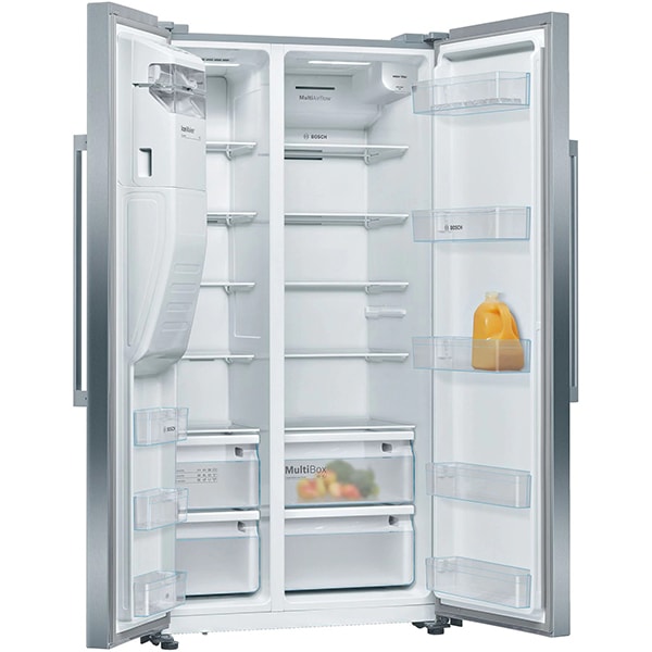 Side by Side BOSCH KAD93VIFP, No Frost, 562 l, H 178.7 cm, Clasa F, Dozator apa, inox