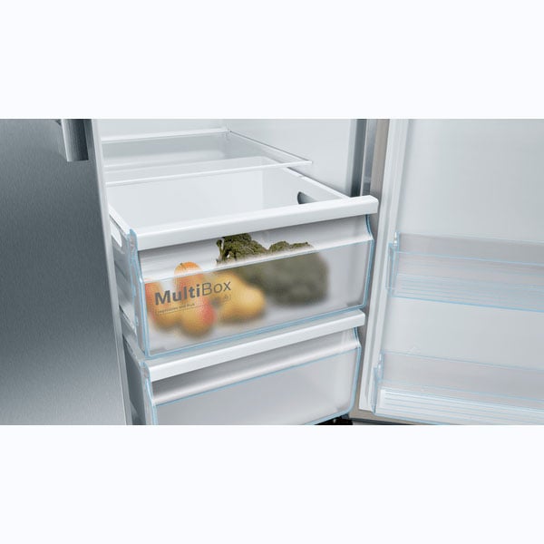 Side by Side BOSCH KAD93VIFP, No Frost, 562 l, H 178.7 cm, Clasa F, Dozator apa, inox
