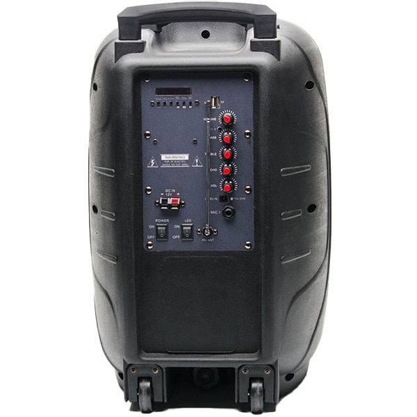 Boxa portabila cu microfon wireless FREEMAN Karaoke 1001, Bluetooth, USB, Radio FM, negru
