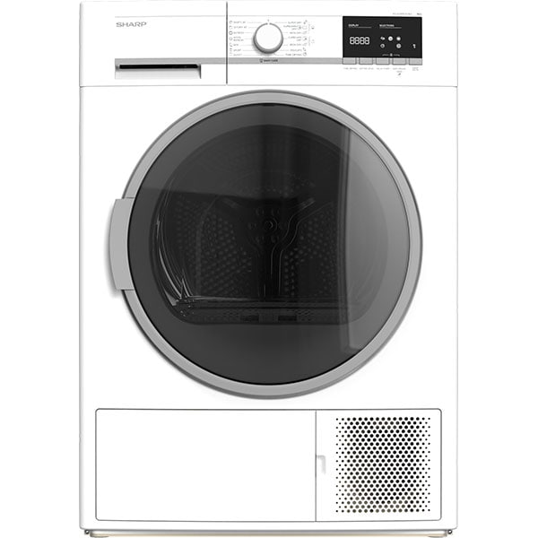 Uscator de rufe SHARP KD-GHB9S7GW2-EE, Pompa de caldura, 9 kg, 15 programe, Clasa A++, alb