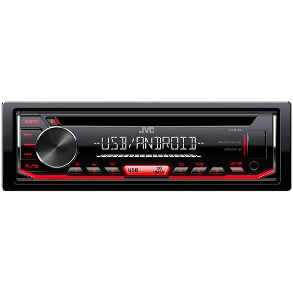 Player auto JVC KD-R494, 4 x 50W, USB