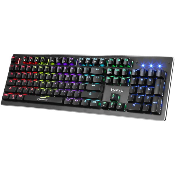 Tastatura Gaming mecanica MARVO KG909, USB, negru