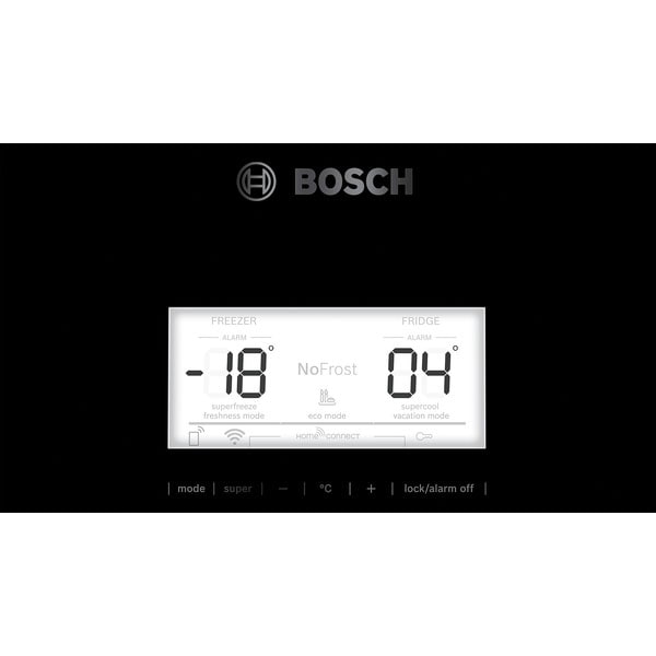 Combina frigorifica BOSCH KGN49LBEA, No Frost, 438 l, H 203 cm, Clasa E, negru