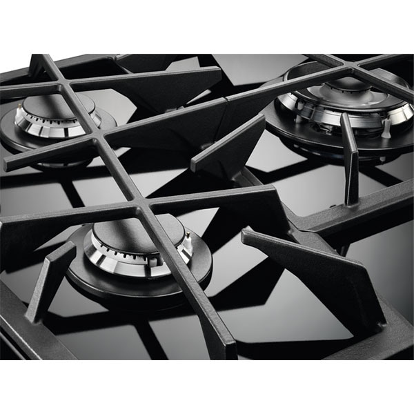 Plita incorporabila ELECTROLUX KGV7539IK, Gaz, 5 arzatoare, Wok, Touch control, negru