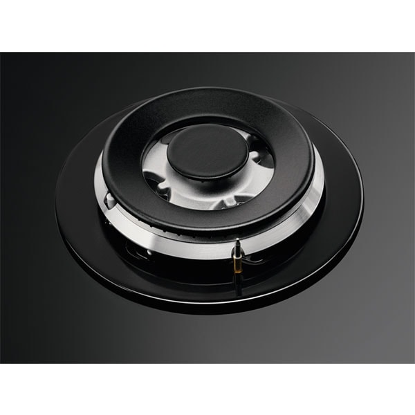Plita incorporabila ELECTROLUX KGV7539IK, Gaz, 5 arzatoare, Wok, Touch control, negru