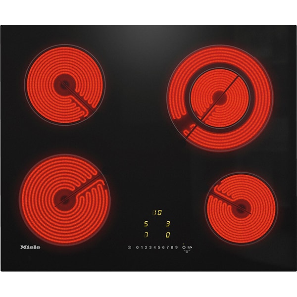 Plita incorporabila MIELE KM 6520 FL, Vitroceramica, 4 arzatoare, Touch control, negru