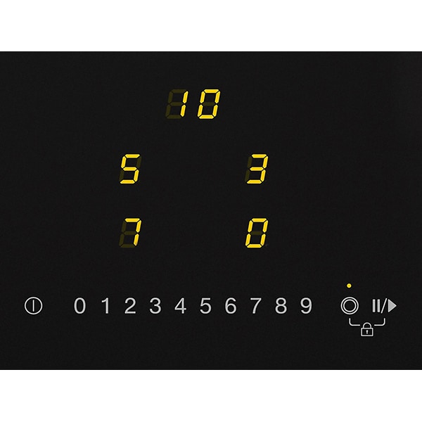 Plita incorporabila MIELE KM 6520 FL, Vitroceramica, 4 arzatoare, Touch control, negru