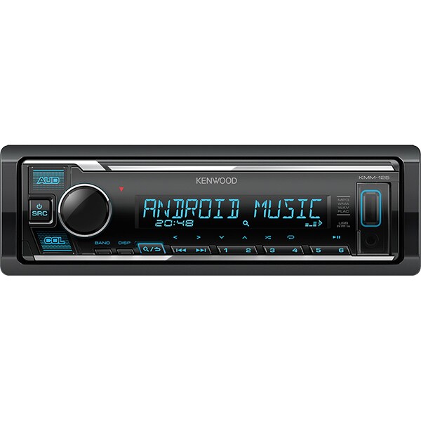 Player auto KENWOOD KMM-125, 4 x 50W, USB