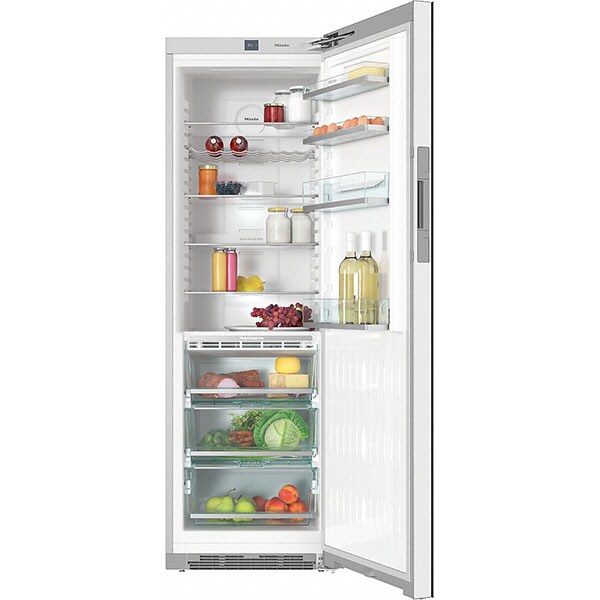Frigider cu o usa MIELE KS 28463 D BB, PerfectFresh Pro, 373 l, H 185 cm, Clasa C, negru