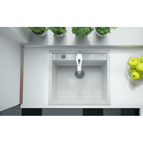 Chiuveta bucatarie GORENJE KVE KM 15, 1 cuva, compozit, bej