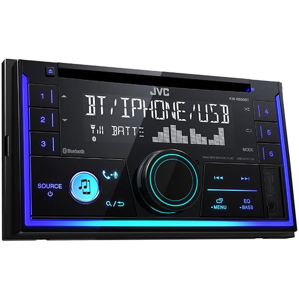 Media receiver auto JVC KW-R930BT, 4 x 50W, Bluetooth, USB