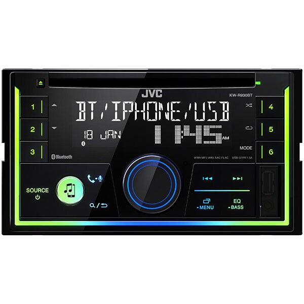 Media receiver auto JVC KW-R930BT, 4 x 50W, Bluetooth, USB
