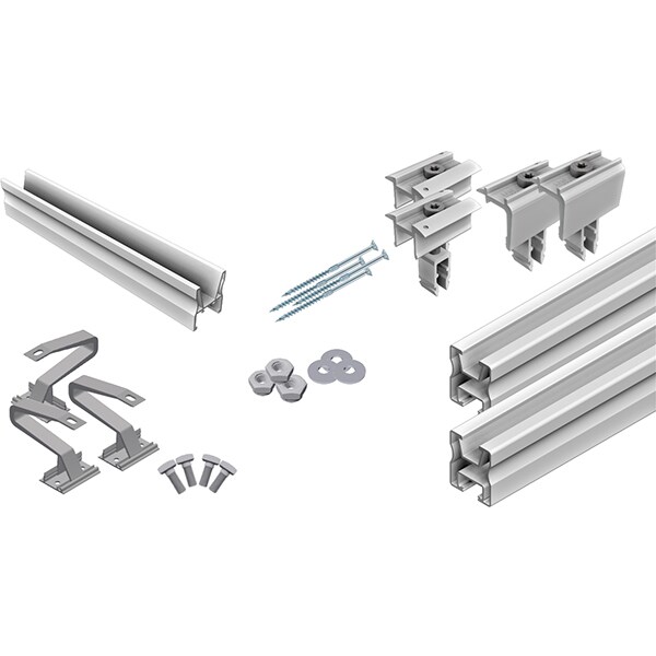 Kit montare ADC, 4 panouri fotovoltaice,tigla