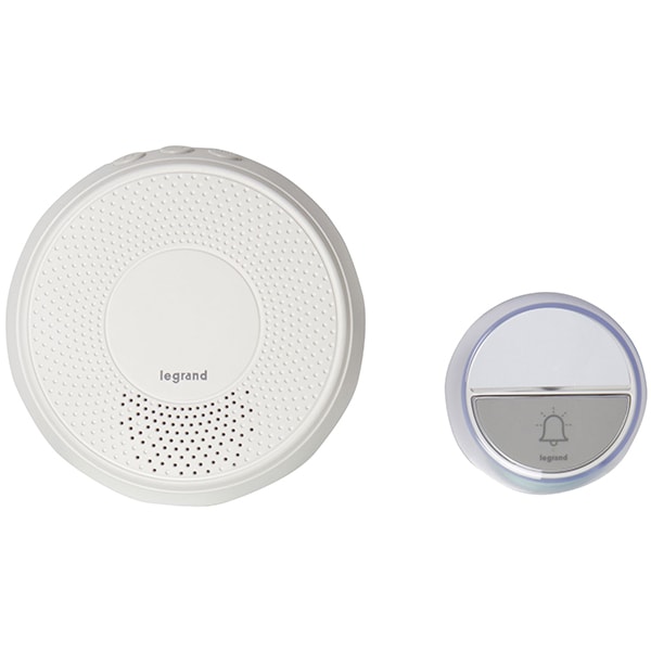 Sonerie wireless LEGRAND Comfort, 230V, 100m, alb