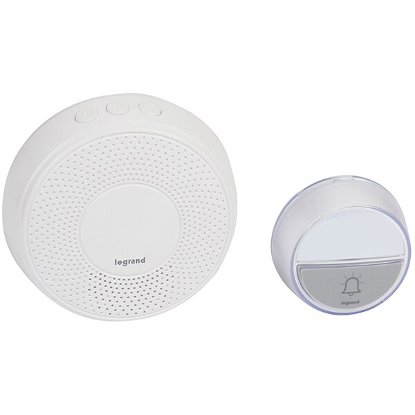 Sonerie wireless LEGRAND Comfort, 230V, 100m, alb