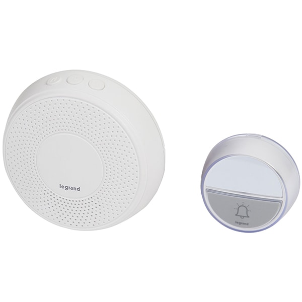 Sonerie wireless LEGRAND Comfort, 230V, 100m, alb