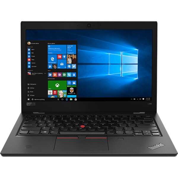 Laptop LENOVO ThinkPad L380, Intel Core i5-8250U pana la 3.4GHz, 13.3" Full HD, 8GB, SSD 256GB, Intel UHD Graphics 620, Windows 10 Pro, Negru