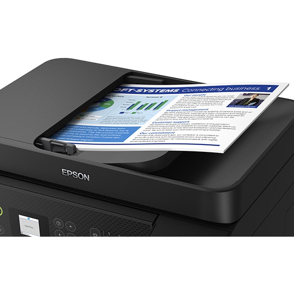Multifunctional inkjet color EPSON EcoTank L5290 CISS, A4, USB, Wi-Fi, Retea, Fax