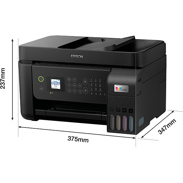 Multifunctional inkjet color EPSON EcoTank L5290 CISS, A4, USB, Wi-Fi, Retea, Fax