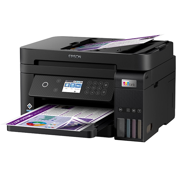 Multifunctional inkjet color EPSON EcoTank L6270 CISS, A4, USB, Wi-Fi, Retea
