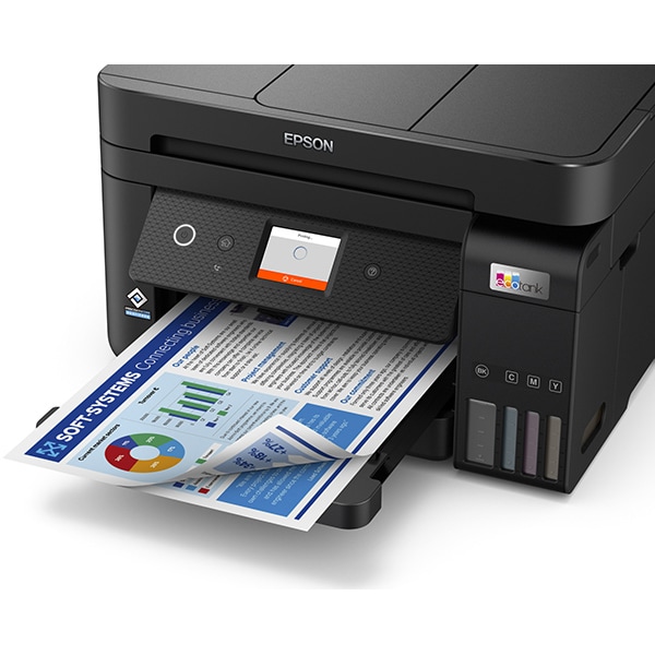 Multifunctional inkjet color EPSON EcoTank L6290 CISS, A4, USB, Wi-Fi, Retea, Fax