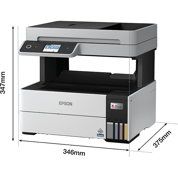 Multifunctional inkjet color EPSON EcoTank L6460 CISS, A4, USB, Wi-Fi, Retea