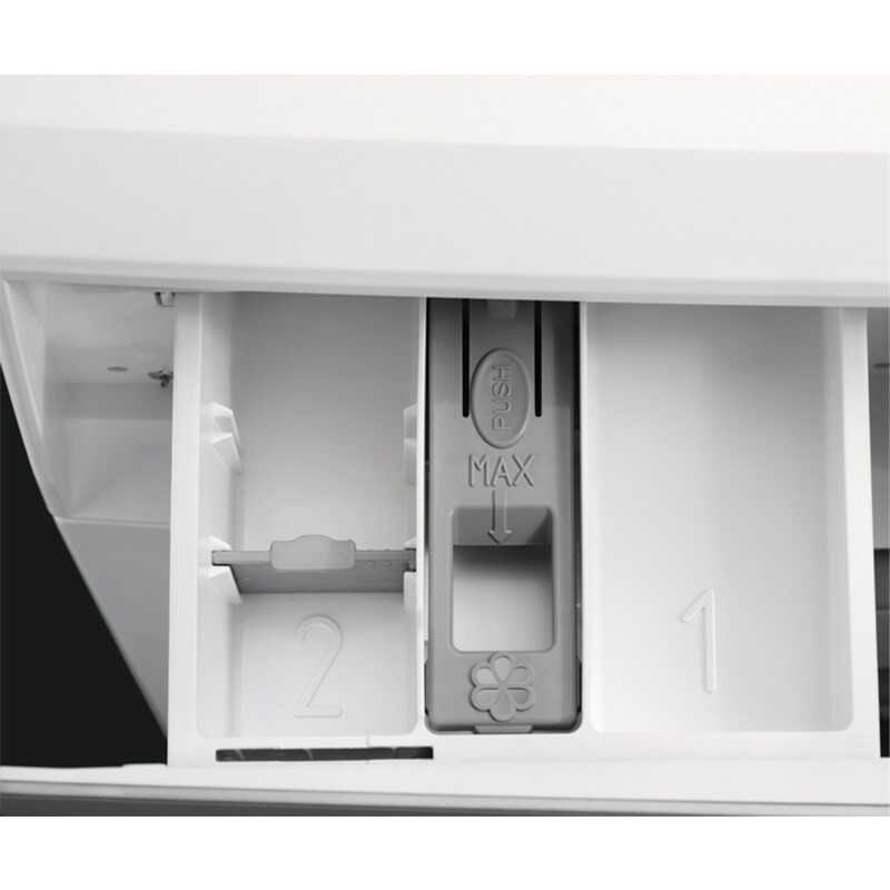 Masina de spalat rufe frontala slim AEG L6SNE47SE, ProSense, 7 kg, 1400rpm, Clasa C, alb