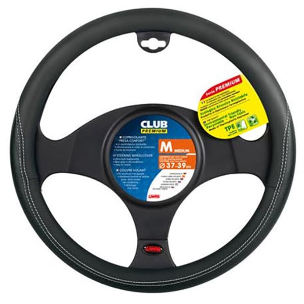 Husa volan auto LAMPA Club Premium LAM33066, negru