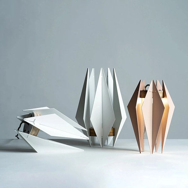 Lampa ambientala SPIN Hikari Small, roz