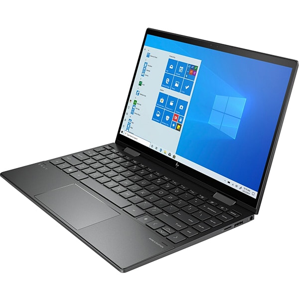 Laptop HP Envy x360 13-ay0008nn, AMD Ryzen 7 4700U pana la 4.1GHz, 13.3" Full HD Touch, 16GB, SSD 512GB, AMD Radeon Graphics, Windows 10 Home, negru
