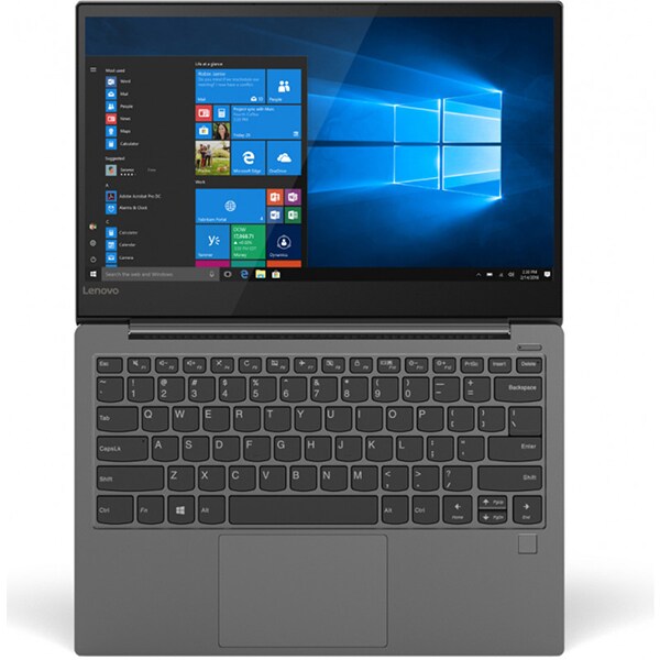 Laptop LENOVO Yoga S730-13IWL, Intel Core i5-8265U pana la 3.9GHz, 13.3" Full HD, 8GB, SSD 512GB, Intel UHD Graphics 620, Windows 10 Home, gri