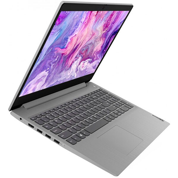 Laptop LENOVO IdeaPad 3 15IML05, Intel Pentium Gold 6405U 2.4GHz, 15.6" Full HD, 4GB, SSD 256GB, Intel UHD Graphics, Windows 10 Home S, gri