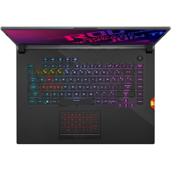 Laptop Gaming ASUS ROG Strix Scar lll G531GU-ES196T, Intel Core i7-9750H pana la 4.5GHz, 15.6" Full HD, 16GB, SSD 256GB + 1TB HDD, NVIDIA GeForce GTX 1660 Ti 6GB, Windows 10 Home, Gunmetal Gray