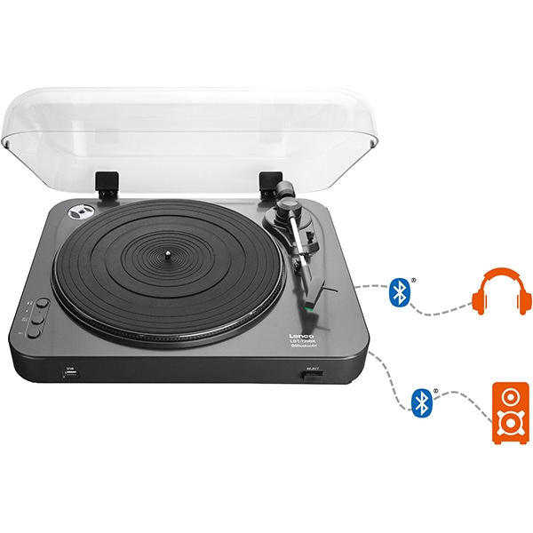 Pick-up LENCO LBT-120BK, Bluetooth, negru