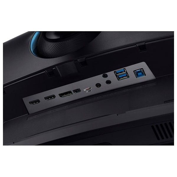 Monitor Gaming curbat QLED VA SAMSUNG C49HG90DMU, 49", 144Hz, HDR, FreeSync, negru-gri