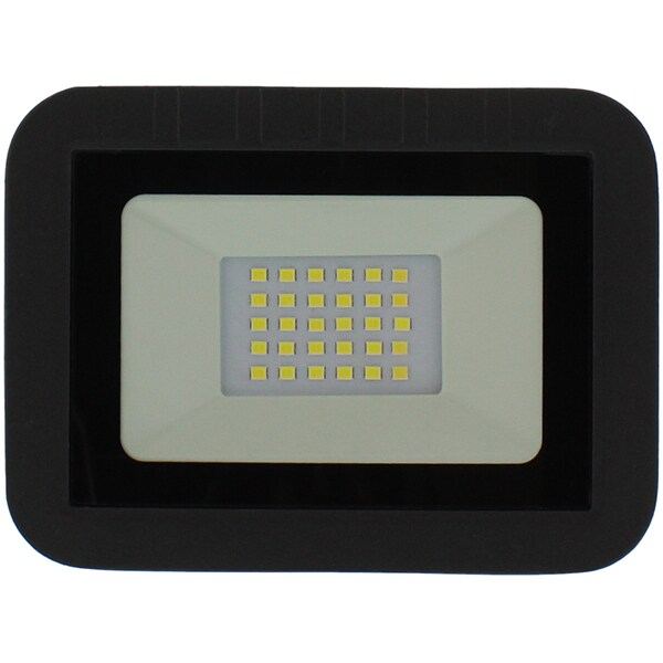 Proiector LED WELL LEDFC-SPARKLE20BK-WL, 20W, 1600 lumeni, IP65, negru