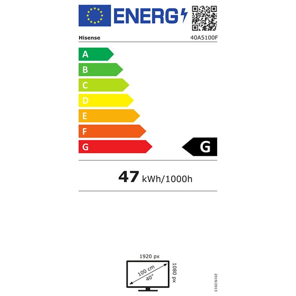 Televizor LED HISENSE 40A5100F, Full HD, 100cm