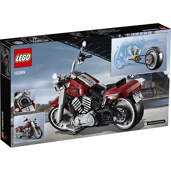 LEGO Creator Expert: Harley-Davidson Fat Boy 10269, 16 ani+, 1023 piese