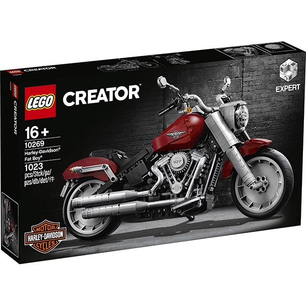 LEGO Creator Expert: Harley-Davidson Fat Boy 10269, 16 ani+, 1023 piese