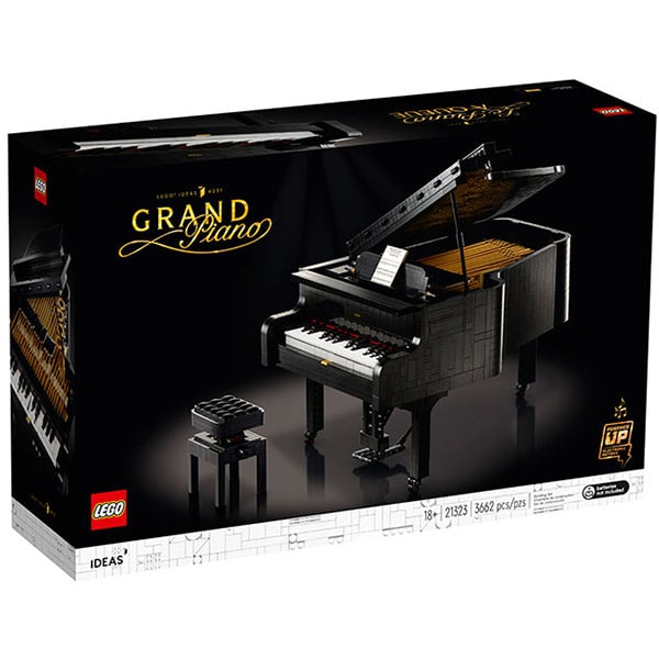 LEGO Ideas: Grand Piano 21323, 18 ani+, 3662 piese