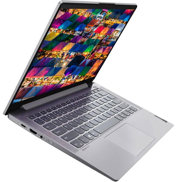 Laptop LENOVO IdeaPad 5 14ITL05, Intel Core i3-1115G4 pana la 4.1GHz, 14" Full HD, 8GB, SSD 512GB, Intel UHD Graphics, Free DOS, gri