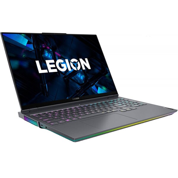 Laptop LENOVO Legion 7 16ITHg6, Intel Core i7-11800H pana la 4.6GHz, 15.6" Full HD, 32GB, SSD 1TB, NVIDIA GeForce RTX 3070 8GB, Windows 11 Home, Storm Grey