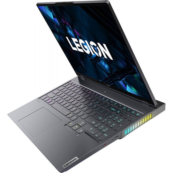 Laptop LENOVO Legion 7 16ITHg6, Intel Core i7-11800H pana la 4.6GHz, 15.6" Full HD, 32GB, SSD 1TB, NVIDIA GeForce RTX 3070 8GB, Windows 11 Home, Storm Grey