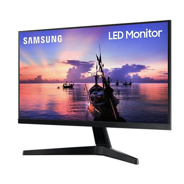 Monitor LED IPS SAMSUNG LF24T350FHUXEN, 24", Full HD, 75Hz, FreeSync, negru